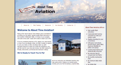 Desktop Screenshot of abouttimeaviation.com